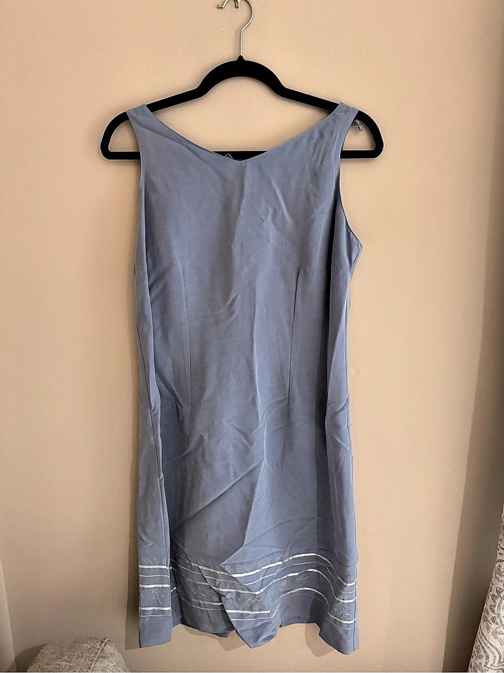 Sigrid Olsen Sport Sleeveless Mini Dress in Blue Size Small